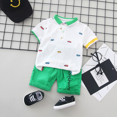 Summer Children Baby Boys Casual Short Sleeve Cartoon Car Print T-shirt TopsShorts Costume Set
Summer Children Baby Boys Casual Short Sleeve Cartoon Car Print T-shirt TopsShorts Costume Set