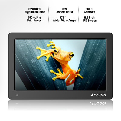 Andoer 116 Inch Digital Photo Picture Frame FHD 19201080 IPS Screen Support CalendarClockMP3Photos1080P Video Player with
Andoer 116 Inch Digital Photo Picture Frame FHD 19201080 IPS Screen Support CalendarClockMP3Photos1080P Video Player with