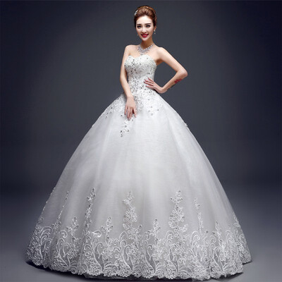 PlentyFunsein Fashion Korean Edition Strapless A-Line Floor Length wedding dress hot sale free shipping A017
PlentyFunsein Fashion Korean Edition Strapless A-Line Floor Length wedding dress hot sale free shipping A017