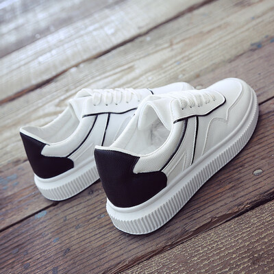 New small white shoes womens shoes Korean version of white shoes student canvas shoes spring thick soled casual board shoes
New small white shoes womens shoes Korean version of white shoes student canvas shoes spring thick soled casual board shoes