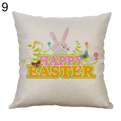 Happy Easter Egg Rabbit Flower Pillow Case Cushion Cover Sofa Bed Car Cafe Decor 
Happy Easter Egg Rabbit Flower Pillow Case Cushion Cover Sofa Bed Car Cafe Decor