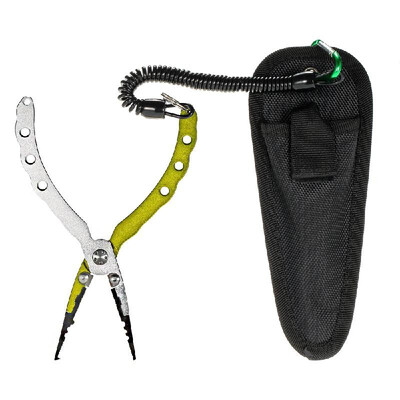 Lixada Aluminum Fishing Pliers Braid Cutters Split Ring Pliers Hook Remover Fish Holder with Sheath&Lanyard
Lixada Aluminum Fishing Pliers Braid Cutters Split Ring Pliers Hook Remover Fish Holder with Sheath&Lanyard