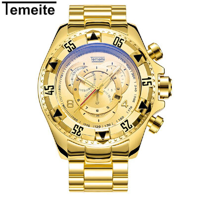 Temeite Men Fashion Sports Watches Luxury Big Dial Quartz Watch Alloy Band Calendar Luminous Wristwatches
Temeite Men Fashion Sports Watches Luxury Big Dial Quartz Watch Alloy Band Calendar Luminous Wristwatches