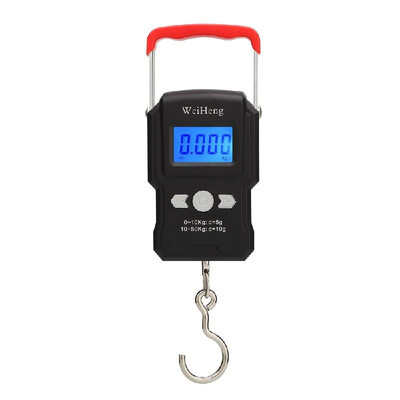 50Kg5g LCD Digital Display Backlight Portable Hanging Hook Scale Double Accuracy Fishing Travel Mini Electronic Weighing Scale
50Kg5g LCD Digital Display Backlight Portable Hanging Hook Scale Double Accuracy Fishing Travel Mini Electronic Weighing Scale