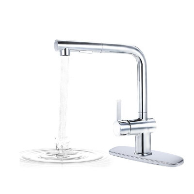 Bar Sink Faucet Single-Hole Single-Handle Pull-Out Sprayer Kitchen Faucet with Dual Spray in Chrome Lead-Free
Bar Sink Faucet Single-Hole Single-Handle Pull-Out Sprayer Kitchen Faucet with Dual Spray in Chrome Lead-Free