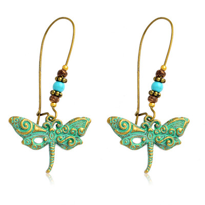 Insect Ear Brown Beads Bohemian For Girl 2019 Bronze Dragonfly Drop Earrings Green Jewelry Gift Ethnic Charm
Insect Ear Brown Beads Bohemian For Girl 2019 Bronze Dragonfly Drop Earrings Green Jewelry Gift Ethnic Charm