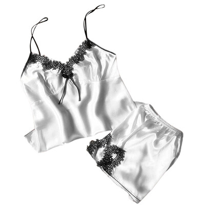 Toponeto Women Sleepwear Sleeveless Strap Nightwear Lace Trim Satin Cami Top Pajama Sets
Toponeto Women Sleepwear Sleeveless Strap Nightwear Lace Trim Satin Cami Top Pajama Sets