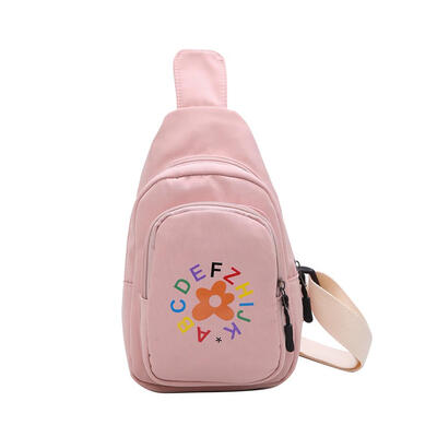 Letter Flower Print Shoulder Messenger Handbags Women Crossbody Chest Bags