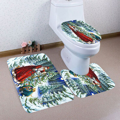 〖Follure〗3PCS Christmas Bathroom Non-Slip Pedestal Rug Lid Toilet Cover Bath Mat Set
〖Follure〗3PCS Christmas Bathroom Non-Slip Pedestal Rug Lid Toilet Cover Bath Mat Set