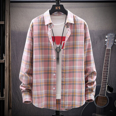 Tailored Mens New Style Recreational Checked Long-Sleeved Shirt Fashion Blouse Shirt
Tailored Mens New Style Recreational Checked Long-Sleeved Shirt Fashion Blouse Shirt