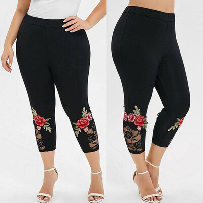 Gobestart Fashion Women Plus Size Applique Lace Splice Solid Elastic Casual Leggings Pants
Gobestart Fashion Women Plus Size Applique Lace Splice Solid Elastic Casual Leggings Pants