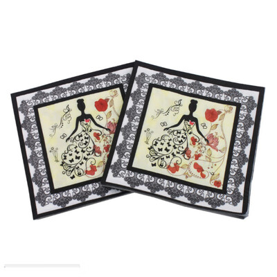 20PCSPackLot Wedding Paper Napkin With Dress Girl Boy Ring Festas & Party Tissue Napkin Supply Decoration 33cm33cm
20PCSPackLot Wedding Paper Napkin With Dress Girl Boy Ring Festas & Party Tissue Napkin Supply Decoration 33cm33cm