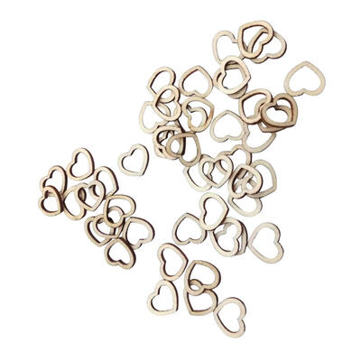 50pcspack Wooden Hollow Heart Shape Wedding Table Scatter Decor Ornaments 
50pcspack Wooden Hollow Heart Shape Wedding Table Scatter Decor Ornaments