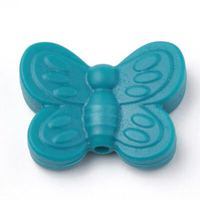 Food Grade Environmental Silicone Beads Chewing Beads For Teethers DIY Nursing Necklaces Making Butterfly DarkCyan 20x25x6mm
Food Grade Environmental Silicone Beads Chewing Beads For Teethers DIY Nursing Necklaces Making Butterfly DarkCyan 20x25x6mm