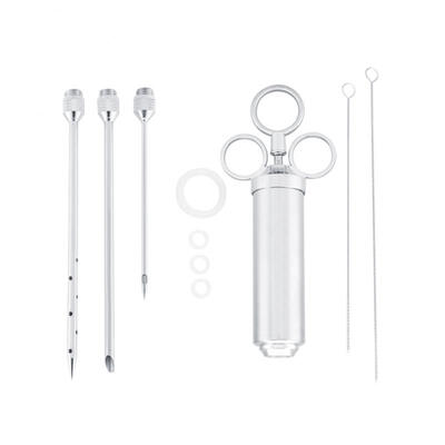 Greensen Stainless Steel BBQ Meat Marinade Injector Turkey 3 Seasoning Flavor Needles with Clean Brushes
Greensen Stainless Steel BBQ Meat Marinade Injector Turkey 3 Seasoning Flavor Needles with Clean Brushes
