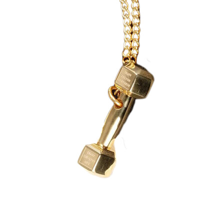 New Couple Pendants Personalized Sports&Fitness Lovers Jewelry Men Titanium Steel Dumbbell Barbell Necklace
New Couple Pendants Personalized Sports&Fitness Lovers Jewelry Men Titanium Steel Dumbbell Barbell Necklace
