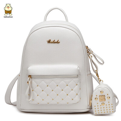 North backpack backpack womens backpack academic bag two-piece travel bag diamond rivet bag
North backpack backpack womens backpack academic bag two-piece travel bag diamond rivet bag