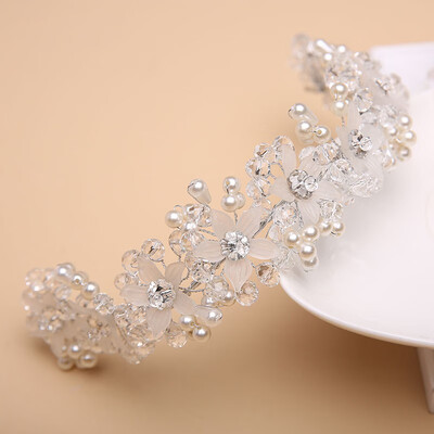Childrens headwear Korean girls handmade hair accessories hairpin headband princess crown girl hairpin baby jewelry headband