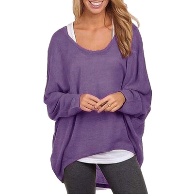 Loose T-shirt Women fake 2 pieces Tops Solid Color Ladies Autumn T-shirts O-Neck Long Sleeve T-shirts Casual female Tops 
Loose T-shirt Women fake 2 pieces Tops Solid Color Ladies Autumn T-shirts O-Neck Long Sleeve T-shirts Casual female Tops