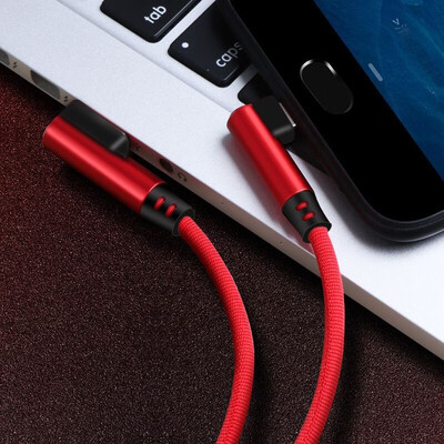 90 Degree Data Cable Shape Double Elbow Game Fast Charging Cable Fabric Nylon Braid Cable for iPhone Type C Android
90 Degree Data Cable Shape Double Elbow Game Fast Charging Cable Fabric Nylon Braid Cable for iPhone Type C Android