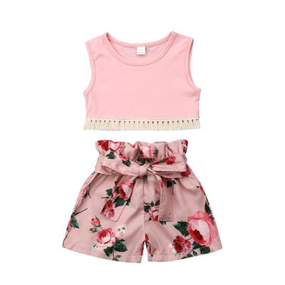 Toddler Kids Girls Cute Tassels Vest Tank TopsFloral Bowknot Shorts Pants Outfits Clothes Set
Toddler Kids Girls Cute Tassels Vest Tank TopsFloral Bowknot Shorts Pants Outfits Clothes Set