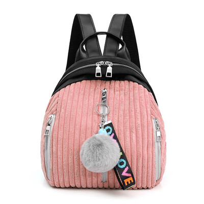 Tailored Fashion Womens Zipper Multi-Function Large Capacity Corduroy Backpack
Tailored Fashion Womens Zipper Multi-Function Large Capacity Corduroy Backpack