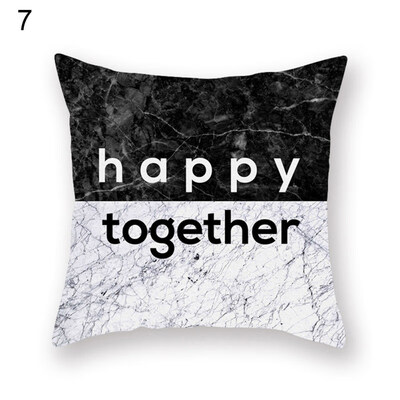 Marble Grain Love Happy Pillow Case Cushion Cover Sofa Bed Car Cafe Office Decor
Marble Grain Love Happy Pillow Case Cushion Cover Sofa Bed Car Cafe Office Decor
