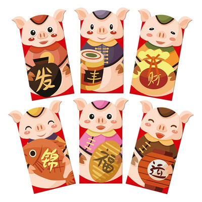 Chinese New Year Red Pocket The Year of the Pig Red Envelopes for Kids Elder Lucky Gifts New Year Pictures Red Pockets 6pcsSet
Chinese New Year Red Pocket The Year of the Pig Red Envelopes for Kids Elder Lucky Gifts New Year Pictures Red Pockets 6pcsSet