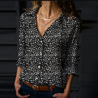Starmoon Fashion Women Lapel Leopard Print Button Long Sleeves Tops Loose Blouse Shirt
Starmoon Fashion Women Lapel Leopard Print Button Long Sleeves Tops Loose Blouse Shirt