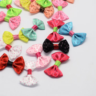 Handmade Woven Costume Accessories Dot Pattern Ribbon Bowknot Mixed Color 23x35x6mm 
Handmade Woven Costume Accessories Dot Pattern Ribbon Bowknot Mixed Color 23x35x6mm