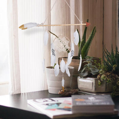 Greensen Modern Cupids Arrow Dream Catcher Feather Jewelry Pendant Wedding Decoration
Greensen Modern Cupids Arrow Dream Catcher Feather Jewelry Pendant Wedding Decoration