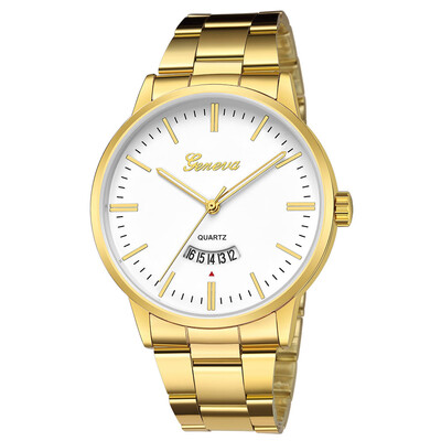 Gobestart Mens Stainless Steel Quartz Analog Date Wrist Watch Sport Watches Gifts