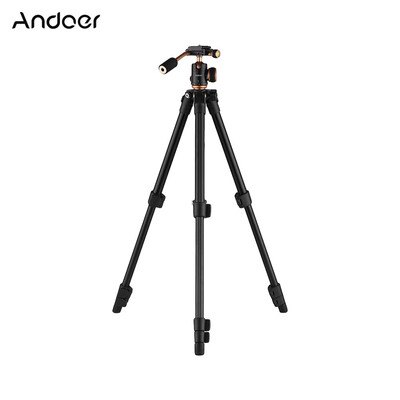 Andoer Q160S Portable Aluminum Alloy Camera Video Tripod Lightweight Travel 3-Section Tripod Flip Buckle Design with 14" Screw Mo
Andoer Q160S Portable Aluminum Alloy Camera Video Tripod Lightweight Travel 3-Section Tripod Flip Buckle Design with 14" Screw Mo