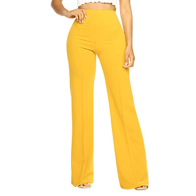 Womens High Waist Fashion Solid Loose Wide Long Trousers Flowing Palazzo Pants
Womens High Waist Fashion Solid Loose Wide Long Trousers Flowing Palazzo Pants