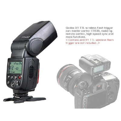 Godox Thinklite TT600 Camera Flash Speedlite MasterSlave Flash with Built-in 24G Wireless Trigger System GN60 for Canon Nikon Pe
Godox Thinklite TT600 Camera Flash Speedlite MasterSlave Flash with Built-in 24G Wireless Trigger System GN60 for Canon Nikon Pe