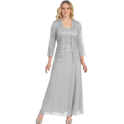 Plus Size 5xl Women Party Chiffon Dress Lace Tops 2 Piece Set 2019 Elegant Ladies Casual Long Sleeve Top Night Vestidos 2pcs Set
Plus Size 5xl Women Party Chiffon Dress Lace Tops 2 Piece Set 2019 Elegant Ladies Casual Long Sleeve Top Night Vestidos 2pcs Set