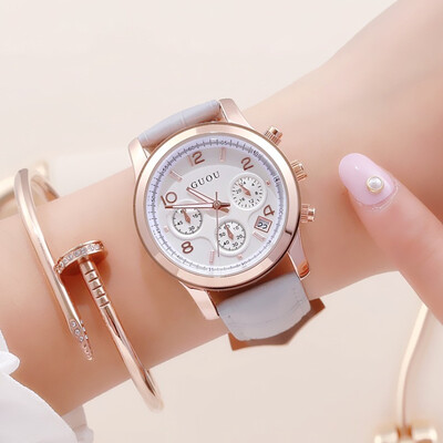 Trend quartz watch large dial multi-function calendar ladies watch waterproof fashion womens watch
Trend quartz watch large dial multi-function calendar ladies watch waterproof fashion womens watch