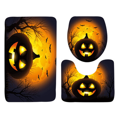 Siaonvr Halloween Pumpkin Lantern Toilet Seat Cover&Rug Bathroom Set Halloween Decor
Siaonvr Halloween Pumpkin Lantern Toilet Seat Cover&Rug Bathroom Set Halloween Decor