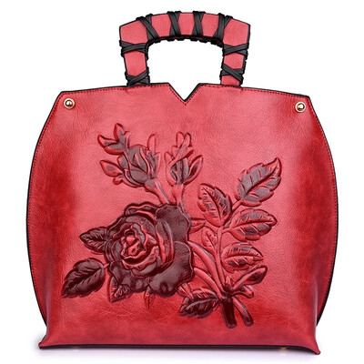 New womens bag retro wind pressure flower handbag peony flower shoulder messenger bag
New womens bag retro wind pressure flower handbag peony flower shoulder messenger bag
