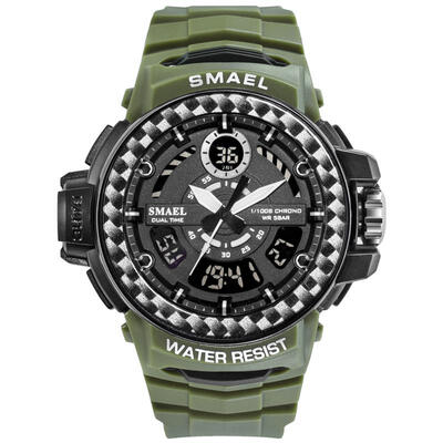 SMAEL 8014 Multifunctional Sport Wristwatches Waterproof Digital Military Watch Male Analog Clock For Outdoor
SMAEL 8014 Multifunctional Sport Wristwatches Waterproof Digital Military Watch Male Analog Clock For Outdoor