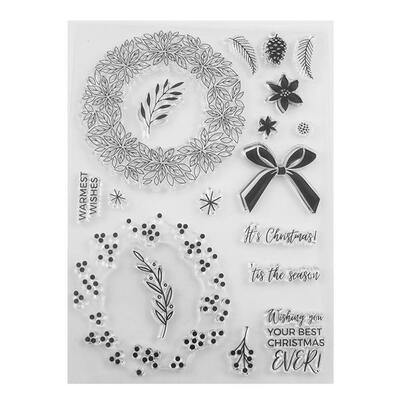 Transparent Leaf Scrapbooking Stamp Seal DIY Die Paper Card Craft Making