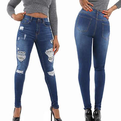 Gobestart Women Casual Stretch Leopard Print Splice Jean Leggings Hole Trouser Pants
Gobestart Women Casual Stretch Leopard Print Splice Jean Leggings Hole Trouser Pants