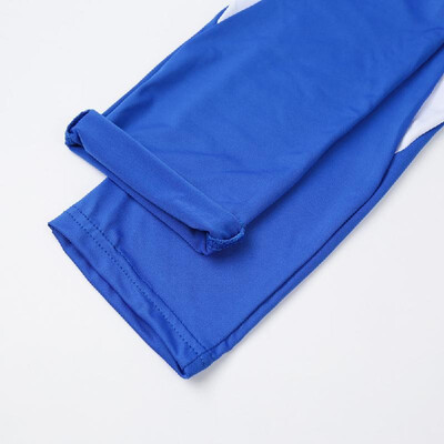 Fashion Women Two-Piece Set Round Neck Racerback Elastic Waist Cropped Top Slim Trousers Blue
Fashion Women Two-Piece Set Round Neck Racerback Elastic Waist Cropped Top Slim Trousers Blue