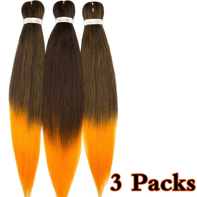 3 Packs Pre-stretched Braiding Hair Professional Itch Free Synthetic Fiber Corchet Braids Yaki Texture Hair Extensions EZ Braid
3 Packs Pre-stretched Braiding Hair Professional Itch Free Synthetic Fiber Corchet Braids Yaki Texture Hair Extensions EZ Braid
