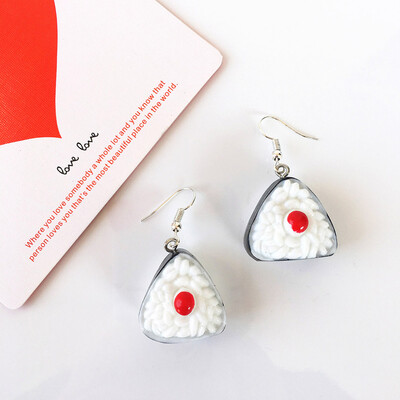 DIY Cute Geometric Sushi Food Funny Earrings For Women Girl Jewelry
DIY Cute Geometric Sushi Food Funny Earrings For Women Girl Jewelry