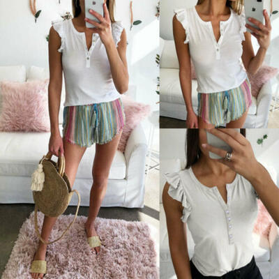 Fashion Women Lady Lace Crop Tops V Neck Camisole Sleeveless Tank Blouse Shirt
Fashion Women Lady Lace Crop Tops V Neck Camisole Sleeveless Tank Blouse Shirt