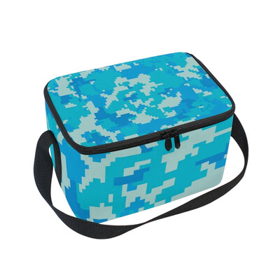 ALAZA Insulated Lunch Box Blue Camouflage Lunch Bag for Men Women Portable Tote Bag Cooler Bag
ALAZA Insulated Lunch Box Blue Camouflage Lunch Bag for Men Women Portable Tote Bag Cooler Bag