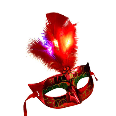 Siaonvr Women Venetian LED Mask Masquerade Fancy Dress Party Princess Feather Masks
Siaonvr Women Venetian LED Mask Masquerade Fancy Dress Party Princess Feather Masks