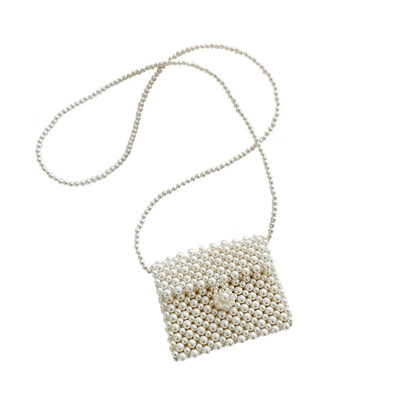 2019 Sweet Party Mini Crossbody Bags Vintage Beaded Flap Handbag Hand-Woven Pearl Shoulder Bags For Women Phone Coin Bag
2019 Sweet Party Mini Crossbody Bags Vintage Beaded Flap Handbag Hand-Woven Pearl Shoulder Bags For Women Phone Coin Bag