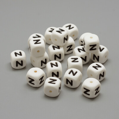 Food Grade Environmental Silicone Beads Chewing Beads For Teethers DIY Nursing Necklaces Making Letter Style Cube White 12x1
Food Grade Environmental Silicone Beads Chewing Beads For Teethers DIY Nursing Necklaces Making Letter Style Cube White 12x1